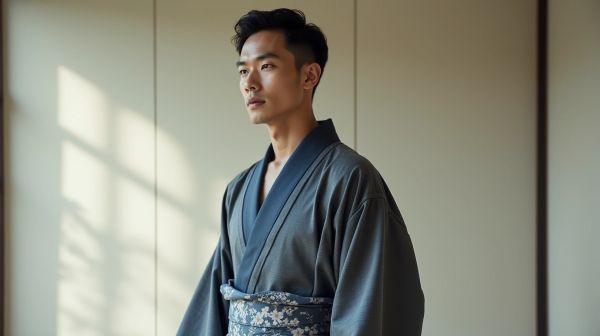 L'élégance au masculin avec le kimono moderne